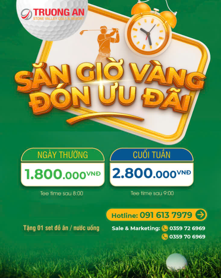 Tháng 5 tại Stone Valley – Săn giờ vàng đón ưu đãi hấp dẫn