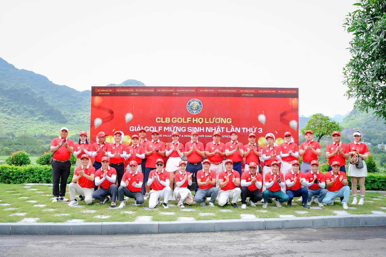 CHÚC MỪNG GIẢI GOLF CLB HỌ LƯƠNG THÀNH CÔNG RỰC RỠ